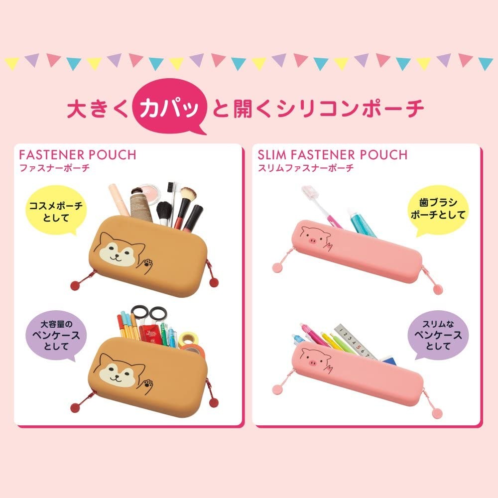 Lihit Lab Punilabo Zipper Pouch Panda Bear A7716-6 LIHIT LAB. 13.98 OEShop