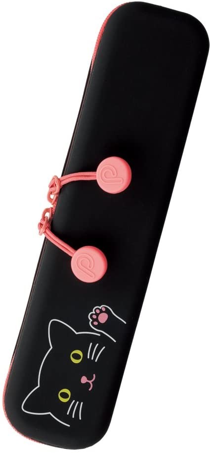 Lihit Lab Punilabo Slim Zipper Pouch Black Cat A7717-3 LIHIT LAB. 11.99 OEShop