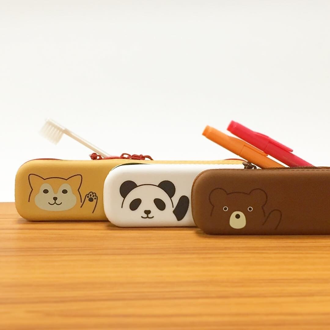 Lihit Lab Punilabo Slim Zipper Pouch Panda Bear A7717-6 LIHIT LAB. 11.99 OEShop