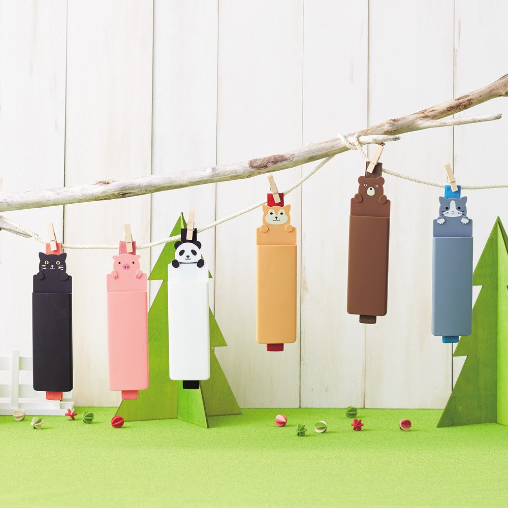 Lihit Lab PuniLabo Book Band Pen Case - Bear A7720-1 LIHIT LAB. 9.99 OEShop