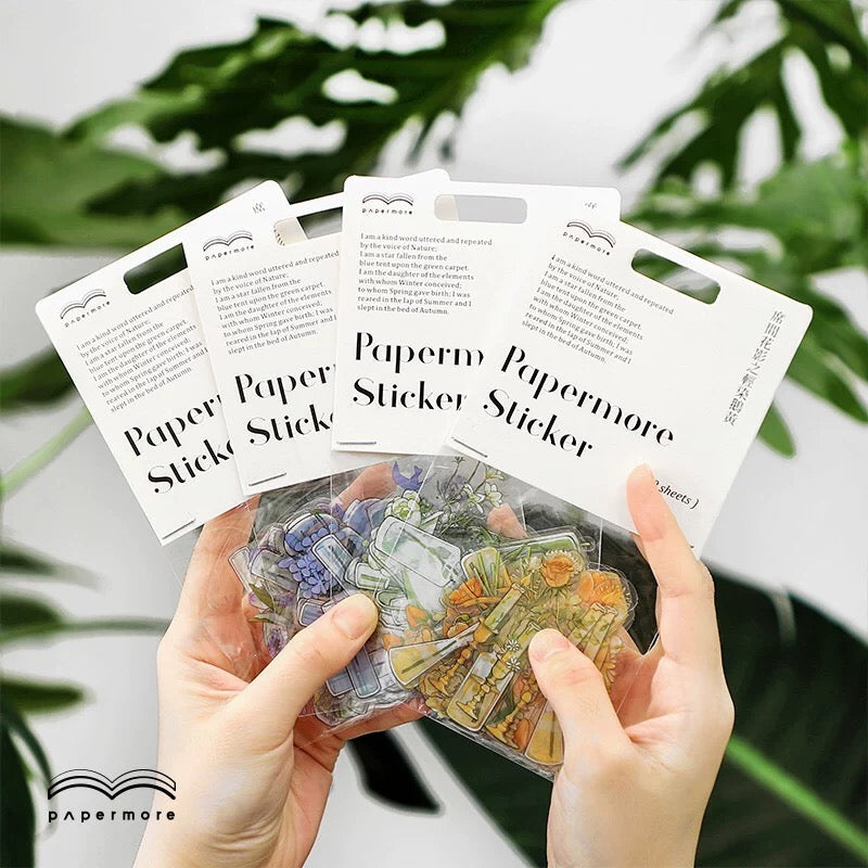 Papermore Botanical Silhouette Stickers (40 pieces)