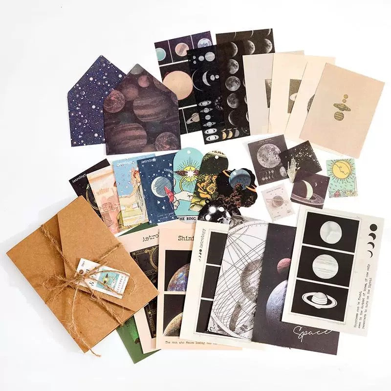 Candy Poetry Vintage Scrapbook (30 pieces)