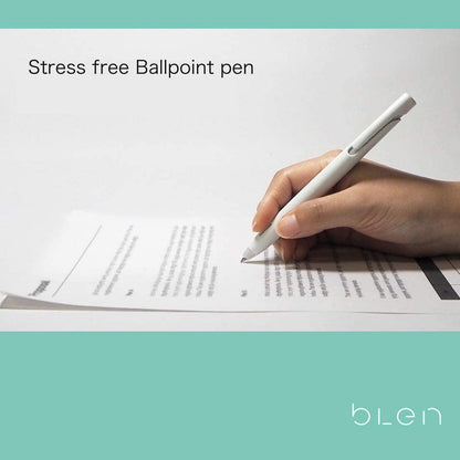 BLEN Stress Free Ballpoint pen 0.5mm White Barrel/Red Ink ZEBRA 1.99 OEShop