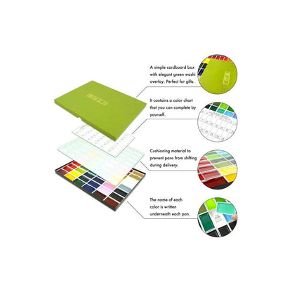 Kuretake Gansai Tambi 24 Watercolour Paints Set MC20/24V Kuretake 25.98 OEShop
