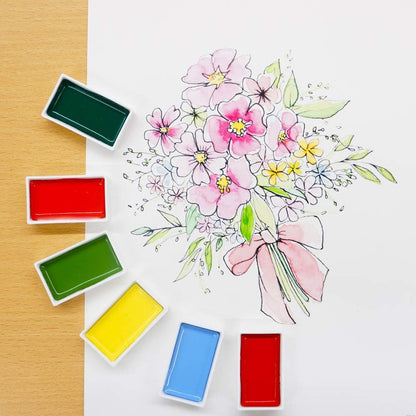 Kuretake Gansai Tambi 24 Watercolour Paints Set MC20/24V Kuretake 25.98 OEShop