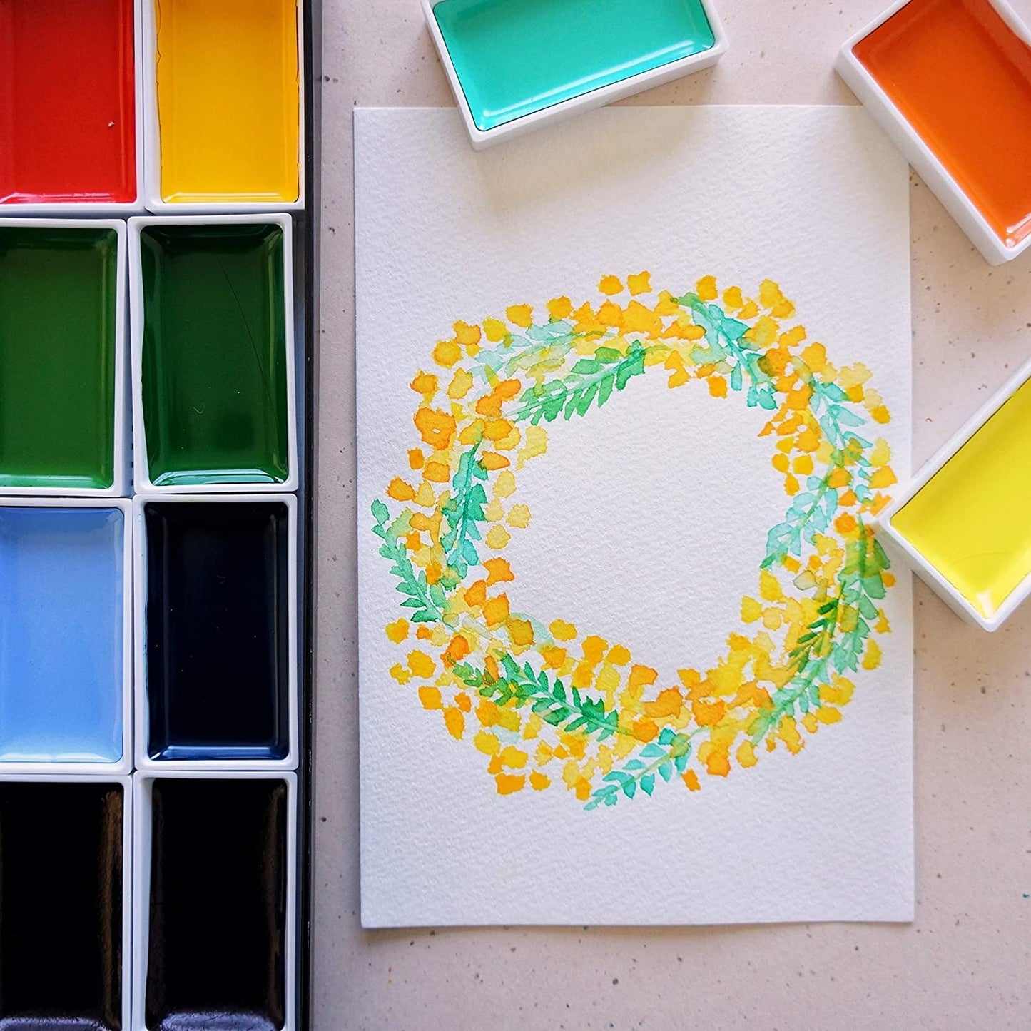 Kuretake Gansai Tambi 24 Watercolour Paints Set MC20/24V Kuretake 25.98 OEShop