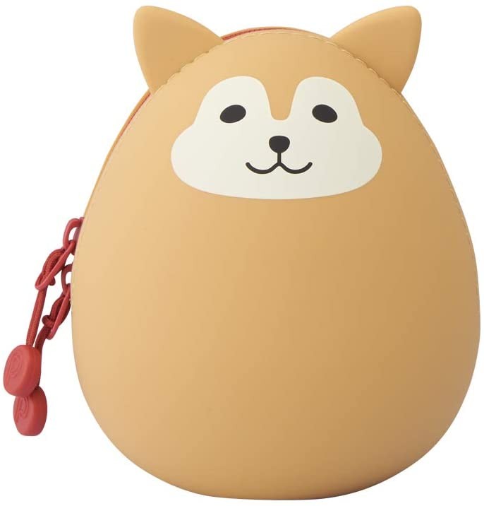 LIHIT LAB PuniLabo Zipper Pouch Egg Shaped - Shiba Dog A7782-2 LIHIT LAB. 12.98 OEShop