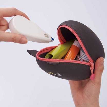 Lihit Lab PuniLabo Zipper Pouch Egg Shaped Big  - Penguin A7783-10 LIHIT LAB. 14.98 OEShop
