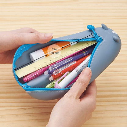 Lihit Lab PuniLabo Sleeping Pen Pouch - Gray Cat A7781-4 LIHIT LAB. 12.98 OEShop