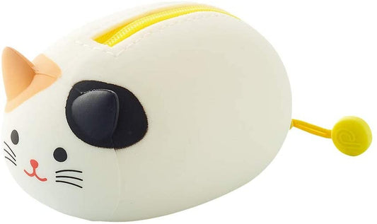 LIHIT LAB PuniLabo Mini Zipper Pouch - White cat A7780-7 LIHIT LAB. 9.99 OEShop