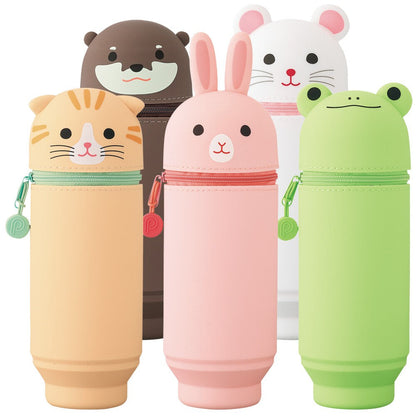 LIHIT LAB PuniLabo Stand Pen Case Large BIG Size -  Otter A7714-14 LIHIT LAB. 15.99 OEShop