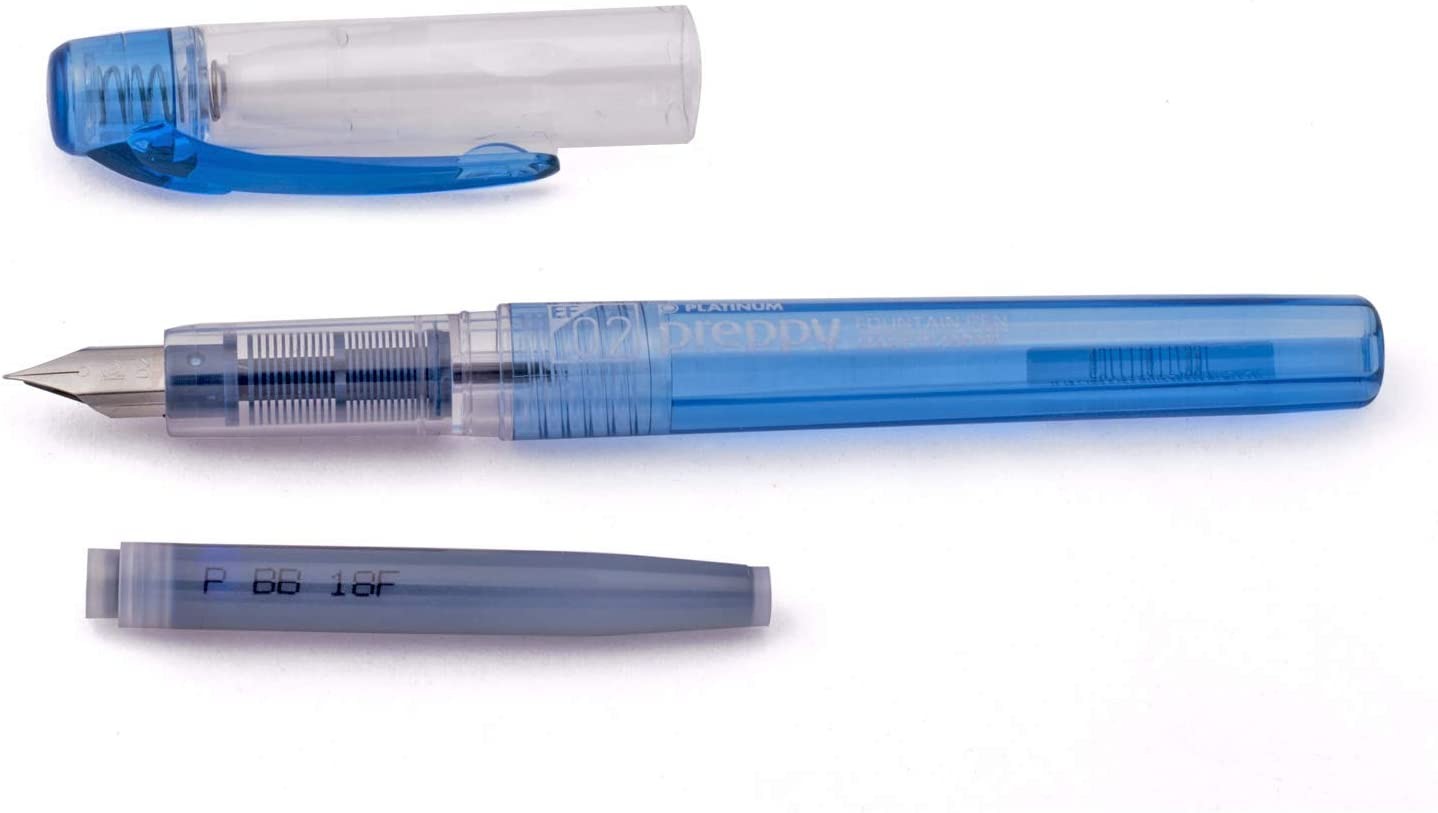 Platinum Preppy Fountain Pen 0.3 Fine Blue Black Platinum 3.99 OEShop