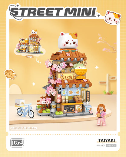 LOZ Mini Block 4801 Taiyaki shop - 523 Pcs Model Bricks Building Blocks
