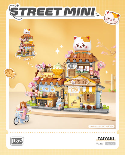 LOZ Mini Block 4801 Taiyaki shop - 523 Pcs Model Bricks Building Blocks