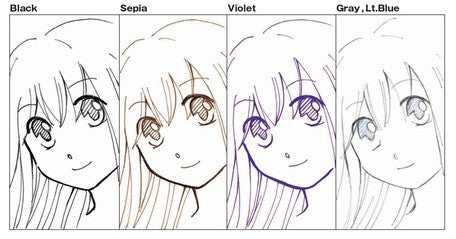 Kuretake Water Based Pen ZIG CARTOONIST MANGAKA Line Drawing Pen CNM/3VSP Kuretake 5.99 OEShop