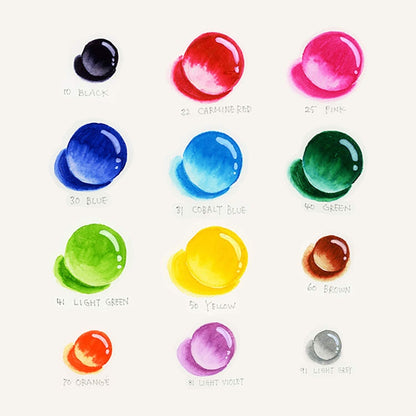 Kuretake Zig Clean Colour Real Brush Set of 12 colours  RB-6000AT/12VA Kuretake 24.98 OEShop