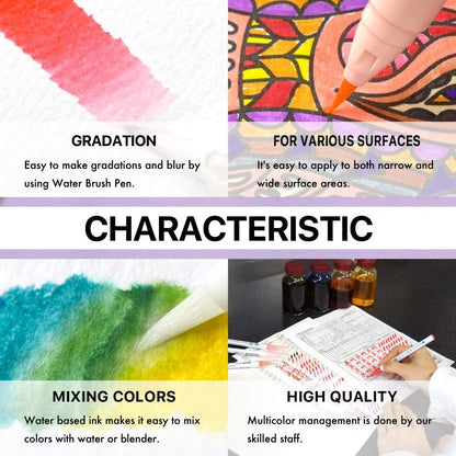 Kuretake Zig Clean Colour Real Brush Set of 12 colours  RB-6000AT/12VA Kuretake 24.98 OEShop