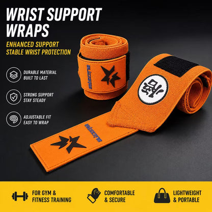 Adjustable Wrist Support Straps for Gym, Fitness & Weight Training