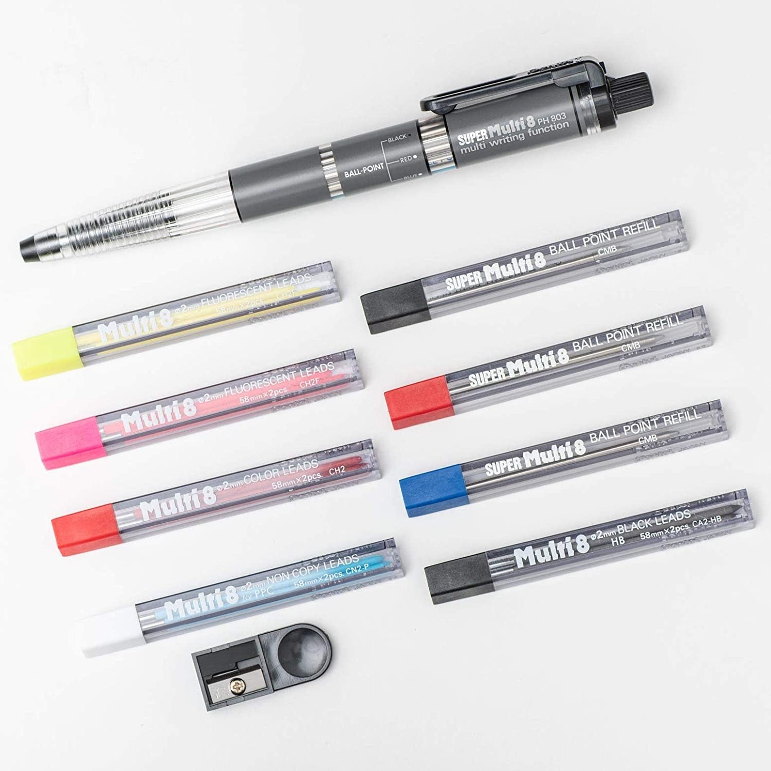 Pentel Multi-function Pen Super Multi-8 leads set of 8 types PH803ST Pentel 49.97 OEShop