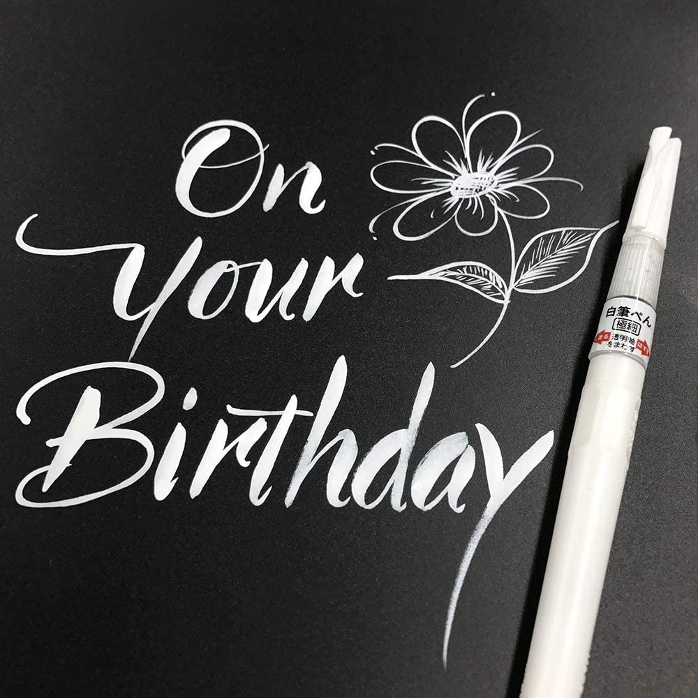 Kuretake Zig Cartoonist Brush Pen White CNBW-01S Kuretake 6.99 OEShop