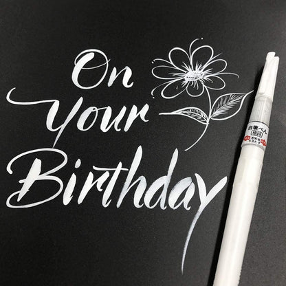 Kuretake Zig Cartoonist Brush Pen White CNBW-01S Kuretake 6.99 OEShop