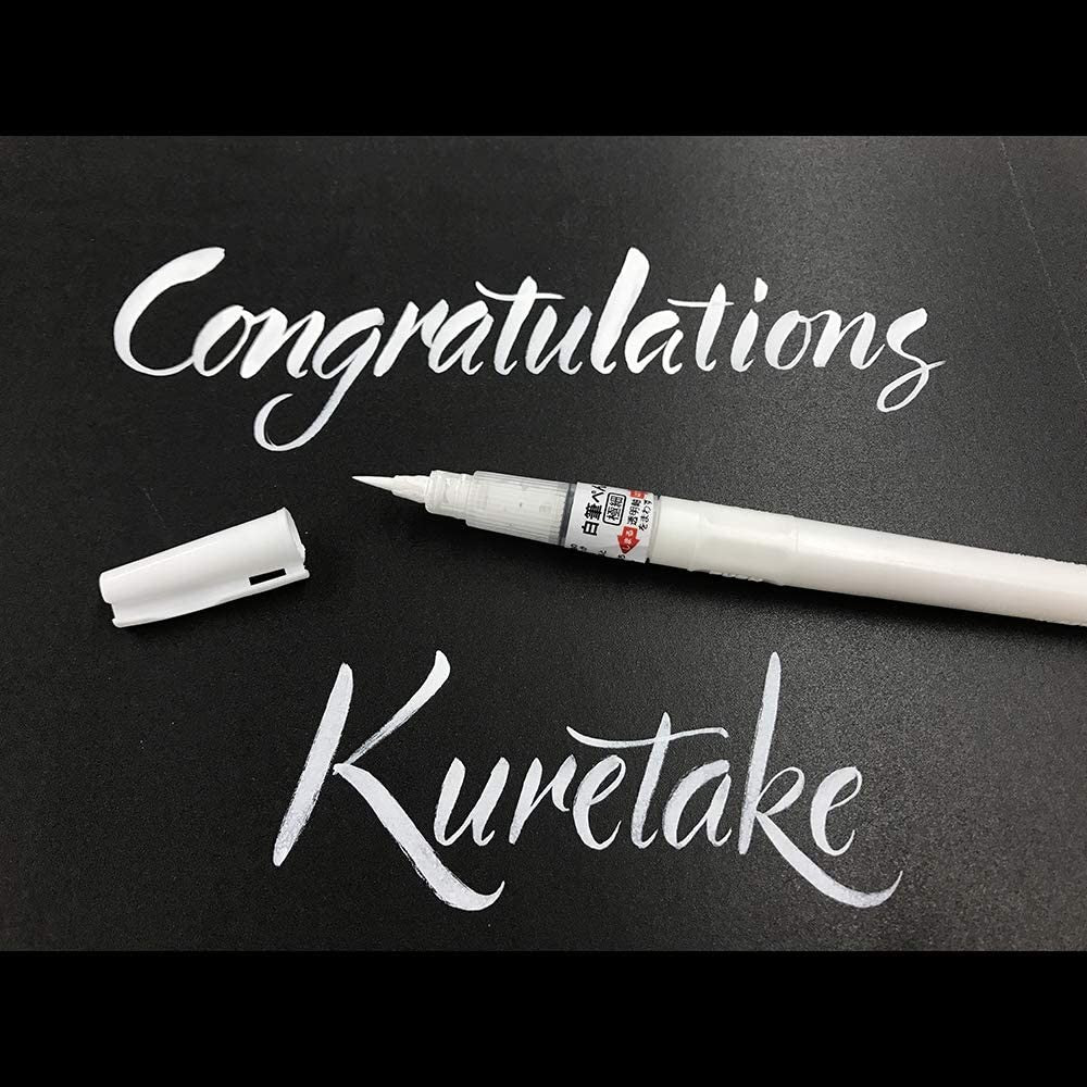 Kuretake Zig Cartoonist Brush Pen White CNBW-01S Kuretake 6.99 OEShop