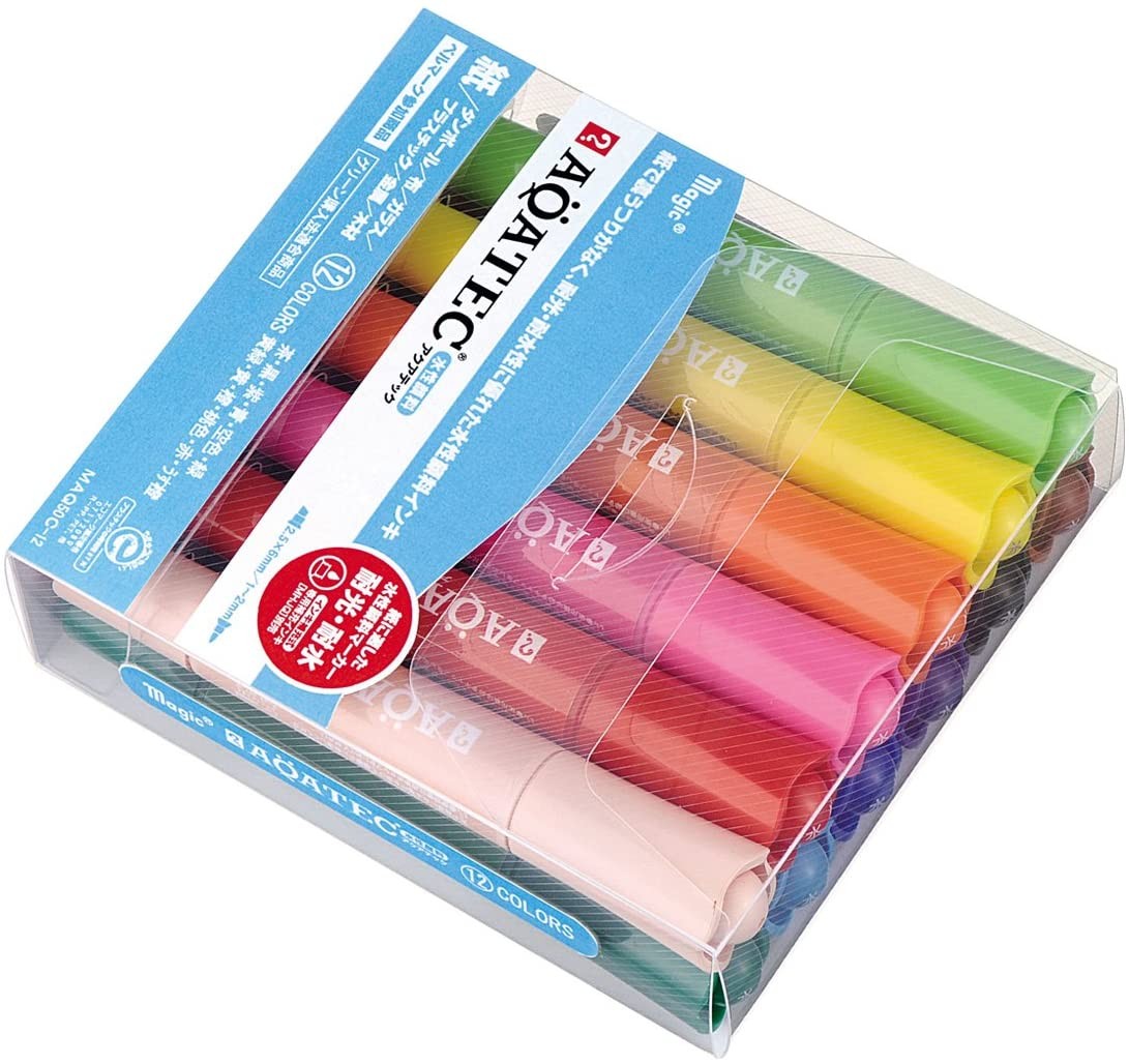 Teranishi Chemical Aquatech Marker 12 color set MAQ50C-12 Teranishi Chemical 23.98 OEShop