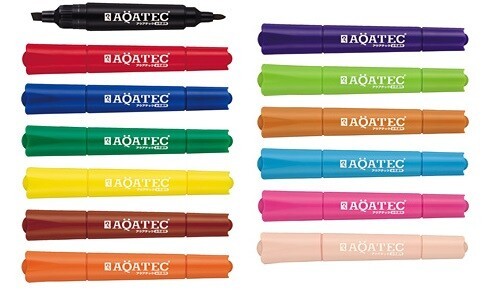 Teranishi Chemical Aquatech Marker 12 color set MAQ50C-12 Teranishi Chemical 23.98 OEShop