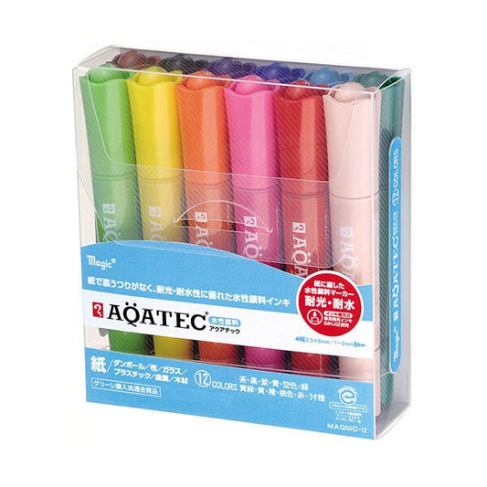 Teranishi Chemical Aquatech Marker 12 color set MAQ50C-12 Teranishi Chemical 23.98 OEShop
