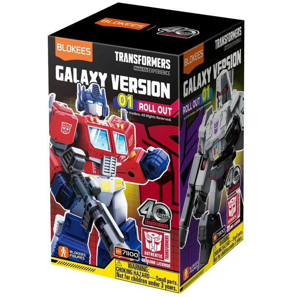 Blokees Transformers Galaxy Version 01 Roll Out Action Figure Model Kit Blind Box