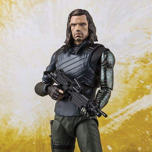 Bandai Tamashii Marvel Avengers Bucky SHF Figure & Tamashii Impact Effect