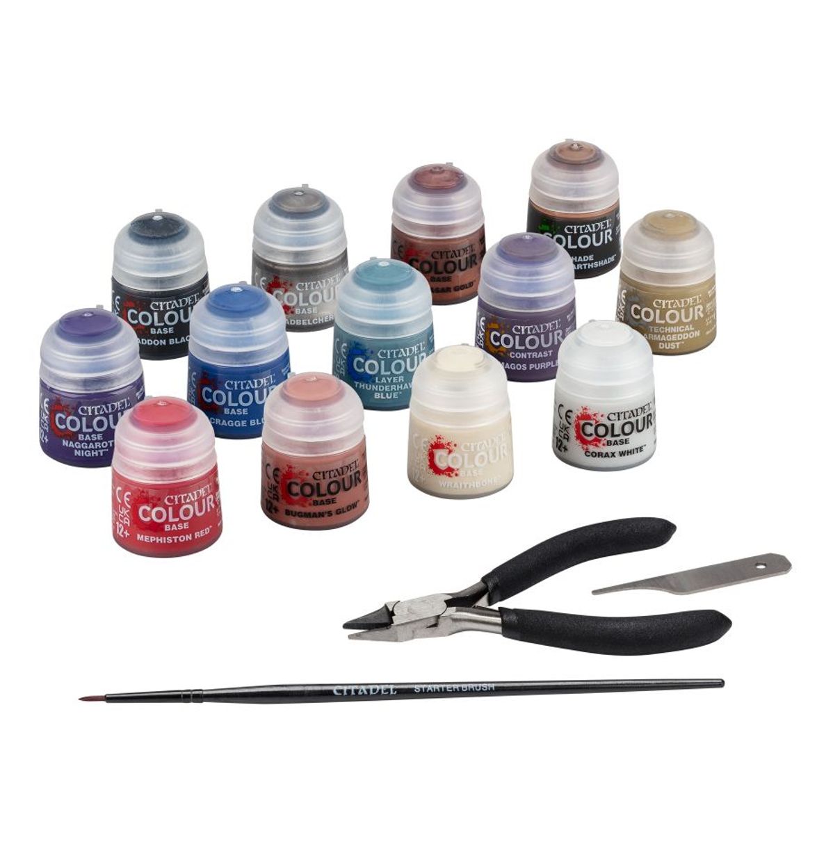 Warhammer 40,000 Paint Set: Paint set + Tools 60-12