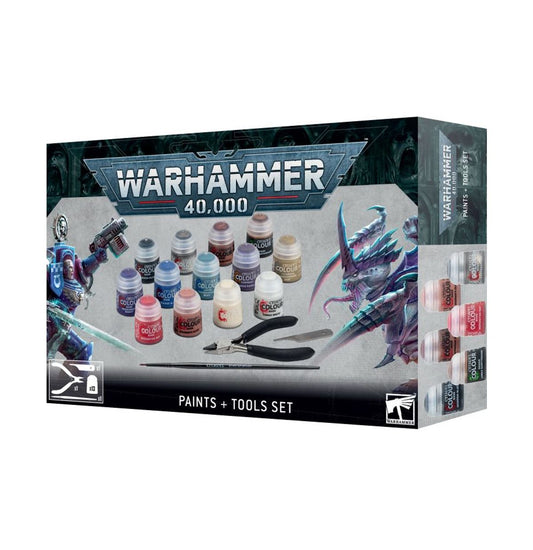 Warhammer 40,000 Paint Set: Paint set + Tools 60-12