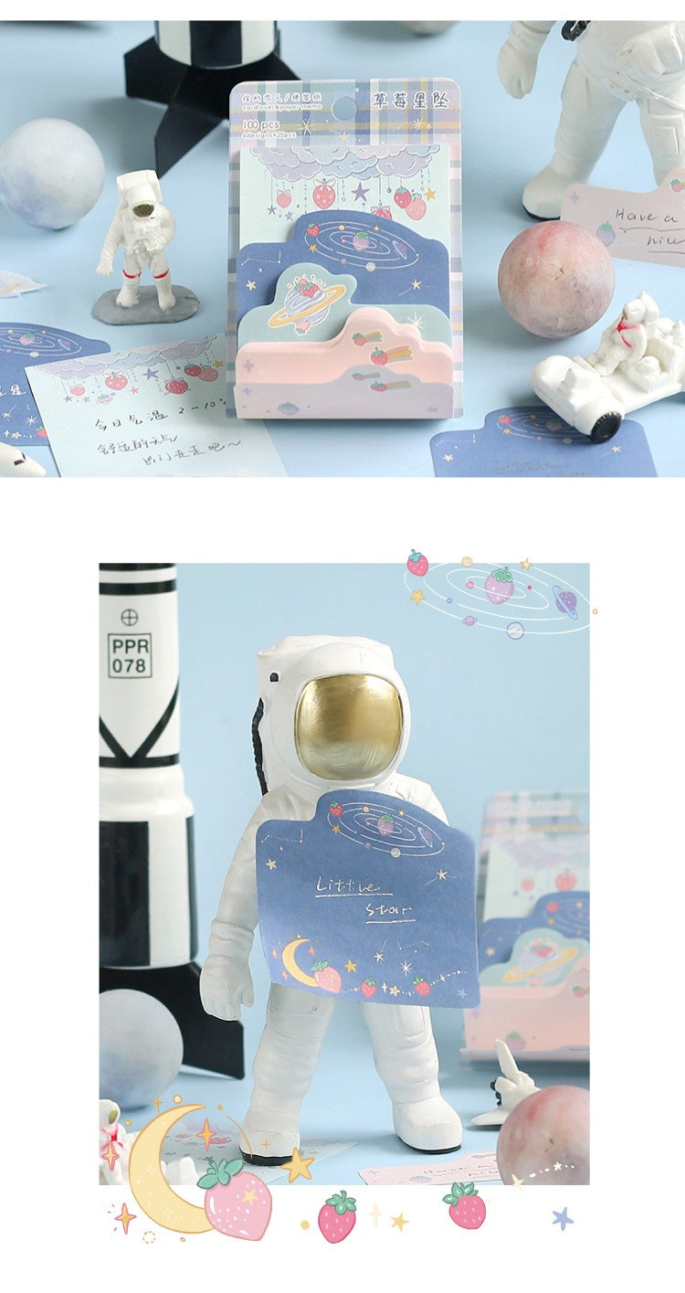 Card Lover Memo Notes Strawberry Star Pendant 4 designs x 25pcs OEShop 2.49 OEShop