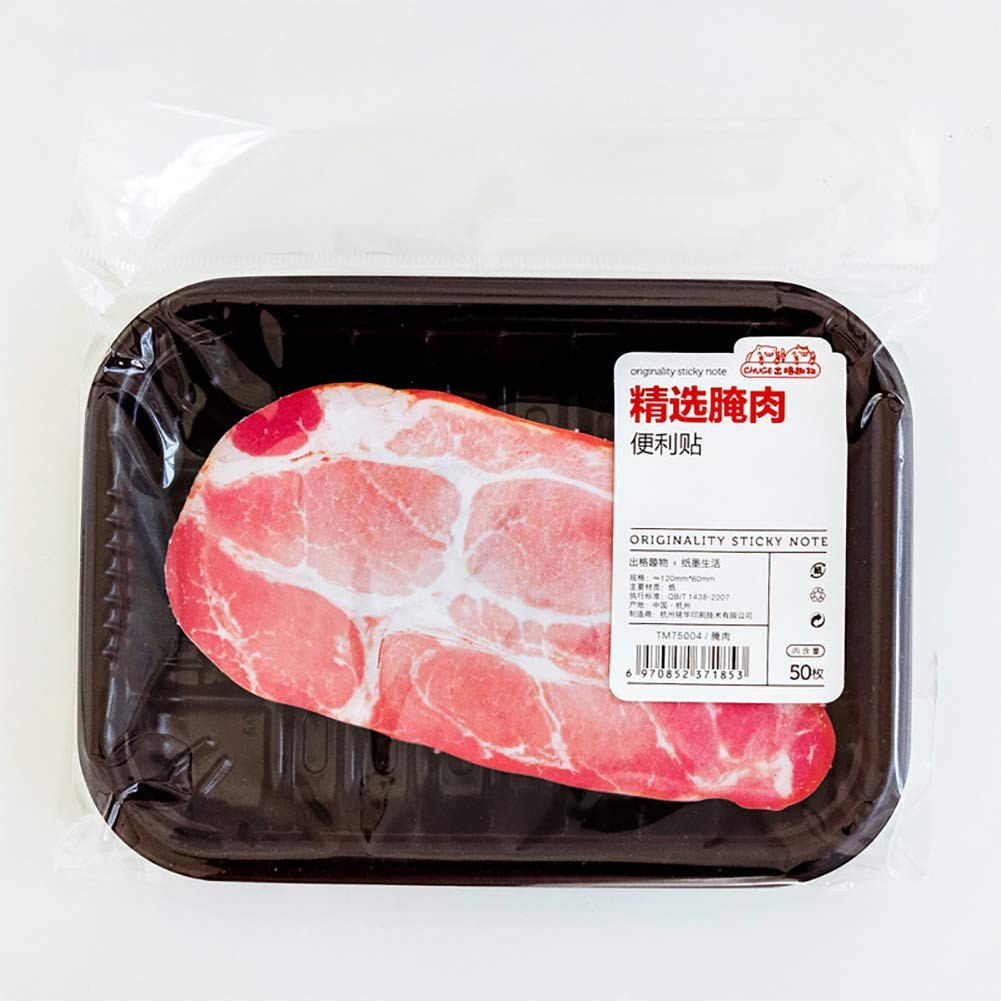 Chuge Sticky Notes 3D Bacon 50pcs OEShop 3.49 OEShop