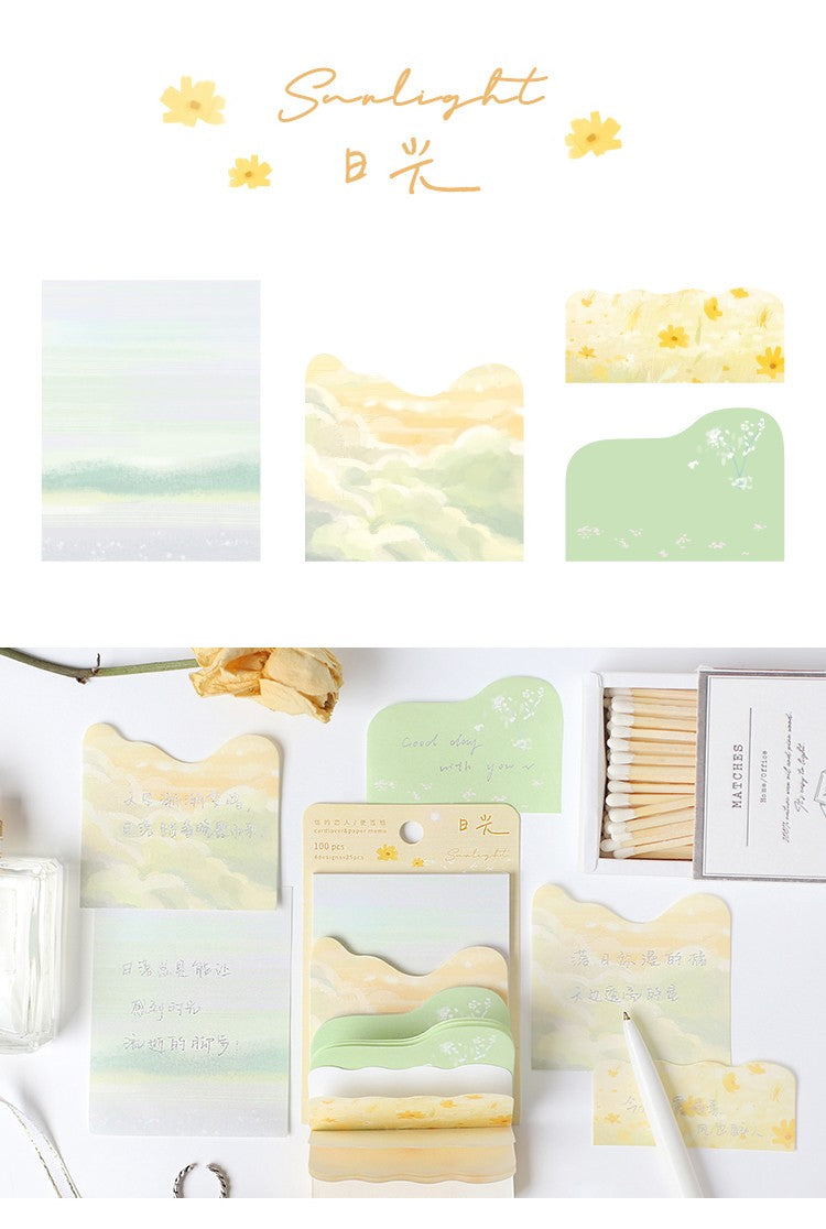 Card Lover Memo Notes Dream Traveler Tearable 4 designs x 25pcs OEShop 1.99 OEShop