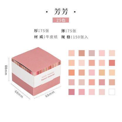 Rosy Posy Memo Notes Morandi Color Multifunctional Tohkin 3.99 OEShop