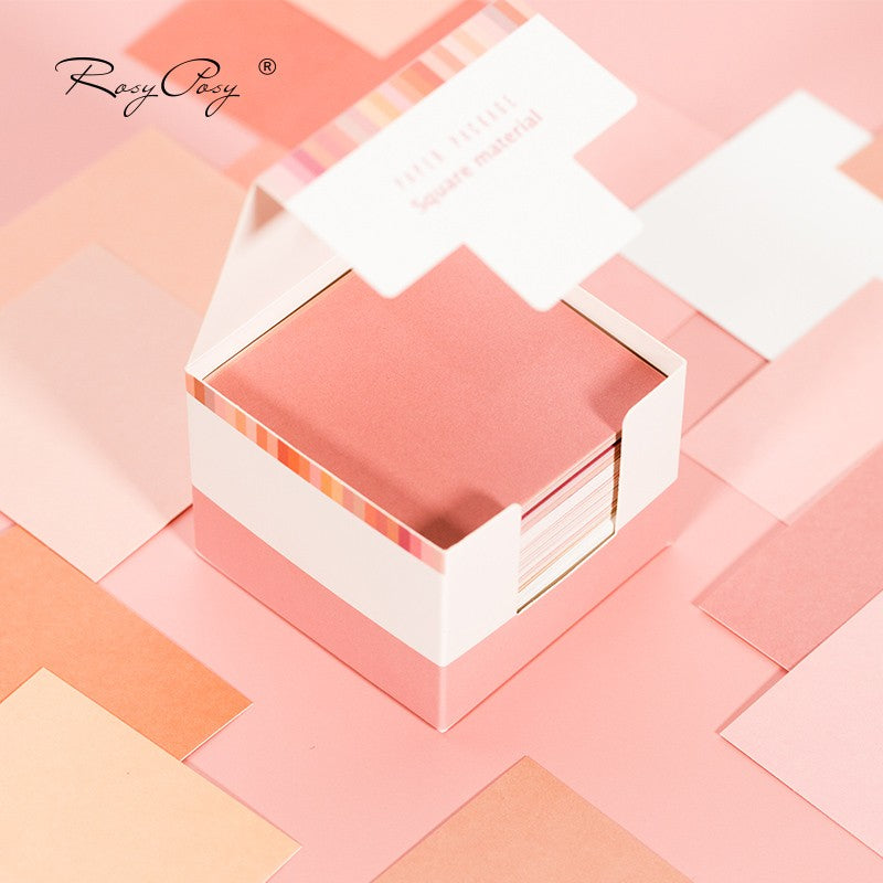 Rosy Posy Memo Notes Morandi Color Multifunctional Tohkin 3.99 OEShop