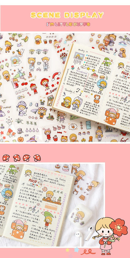 Zi Yi PET Sticker Gift Box 100 sheets Waterproof no repeated OEShop 8.99 OEShop