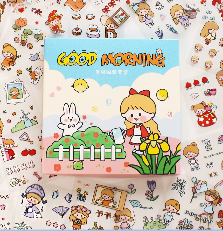 Zi Yi PET Sticker Gift Box 100 sheets Waterproof no repeated OEShop 8.99 OEShop