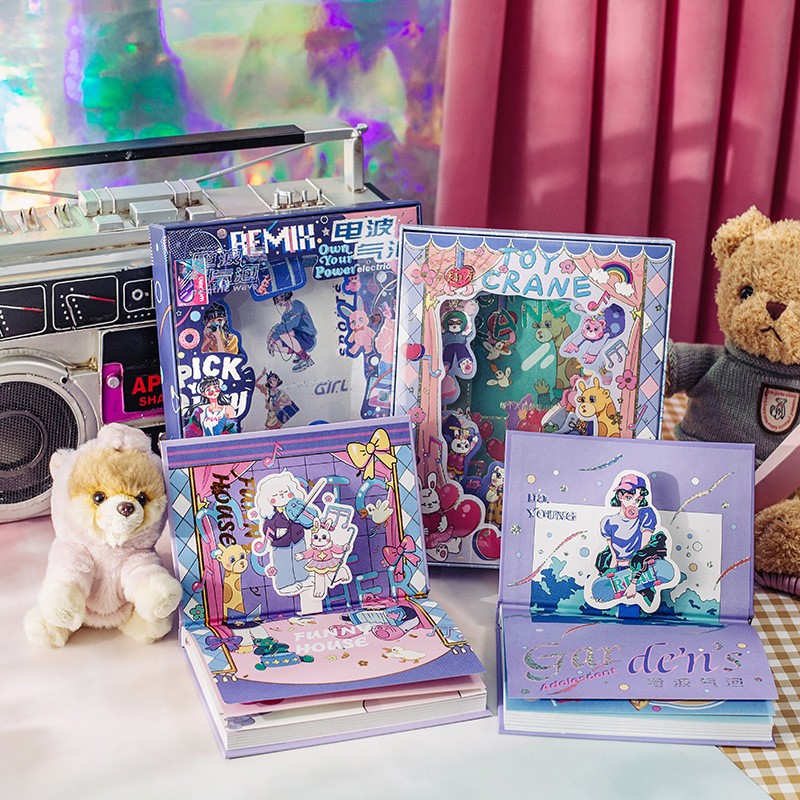 FY 3D Hardcover Collection Gift Box (Radio bubbles / Fun House） OEShop 14.98 OEShop