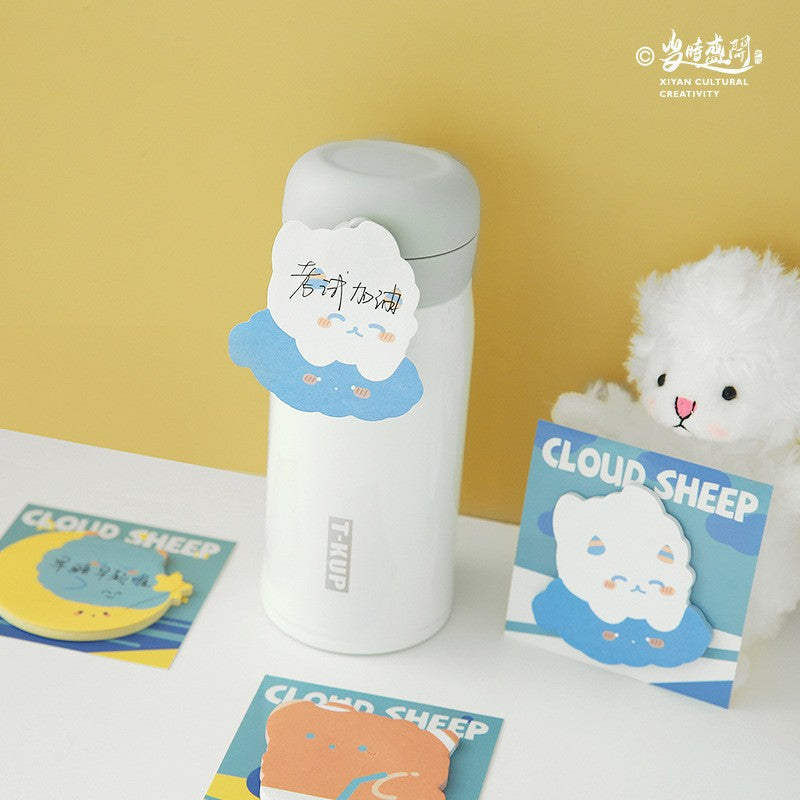 Cloud Sheep Sticky Notes Set Of 4 OEShop 3.99 OEShop