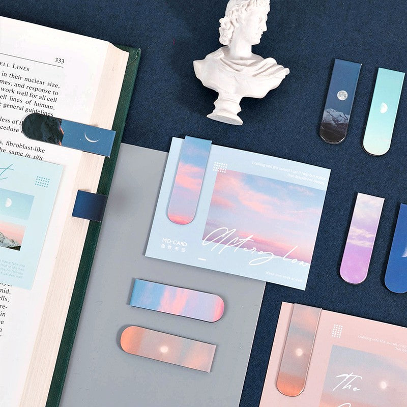 Momo Sun Moon Star Series Magnetic Bookmark set of 8 OEShop 7.99 OEShop