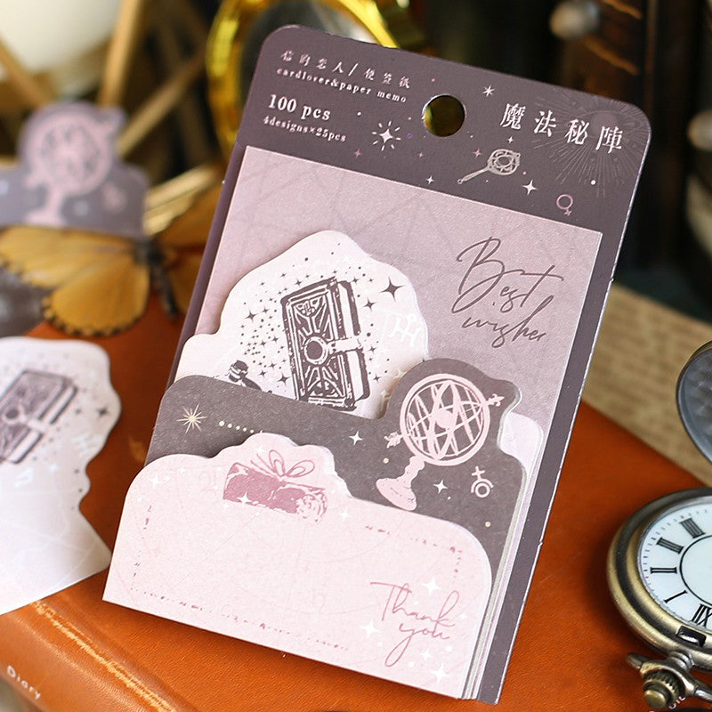 Card Lover Memo Notes Vientiane World Series Tearable Set of 4 OEShop 8.99 OEShop