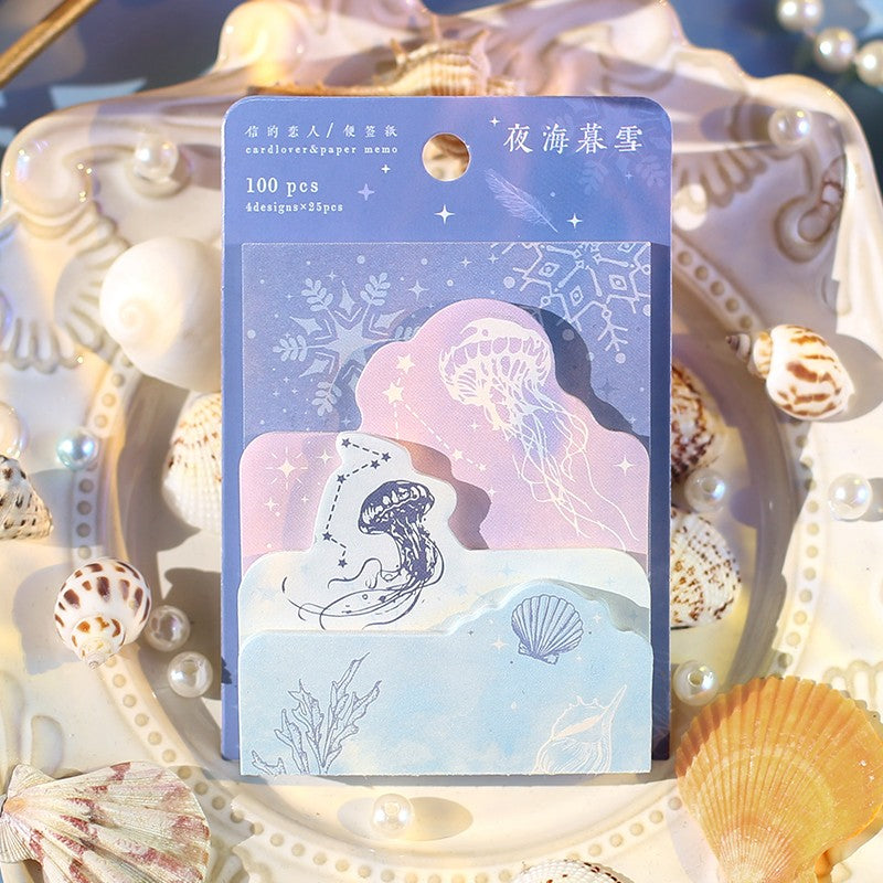 Card Lover Memo Notes Vientiane World Series Tearable Set of 4 OEShop 8.99 OEShop