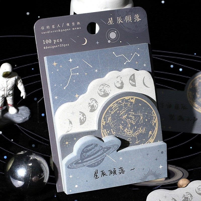 Card Lover Memo Notes Vientiane World Series Tearable Set of 4 OEShop 8.99 OEShop