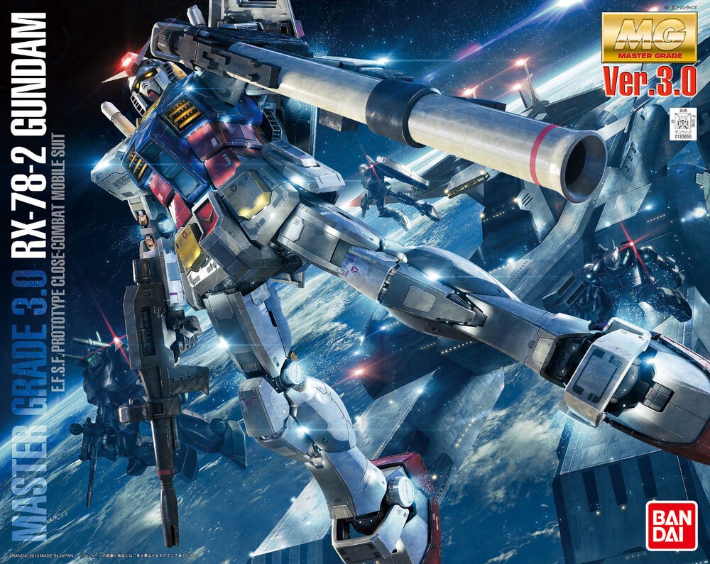 1/100 MG RX-78-2 Gundam VER. 3.0 Bandai 55.00 OEShop