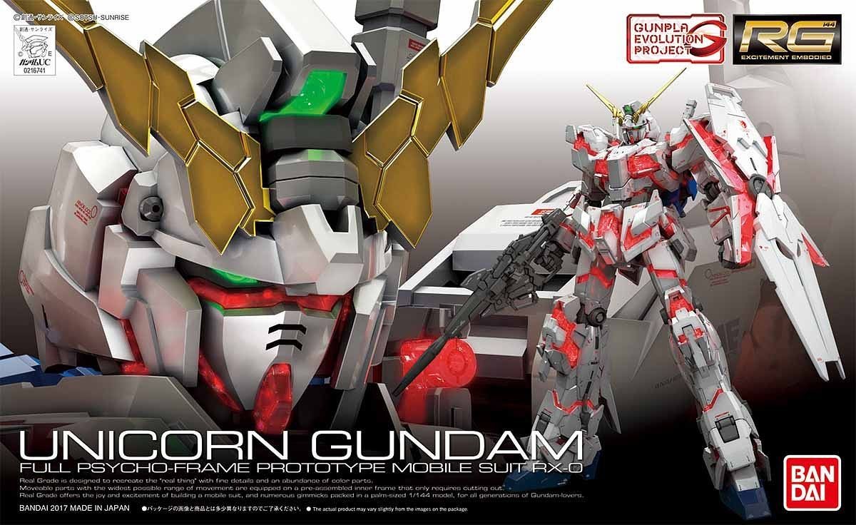 PART - 1/144 RG 25 RX-0 Unicorn Gundam Full Psycho-Frame Prototype - Runner F