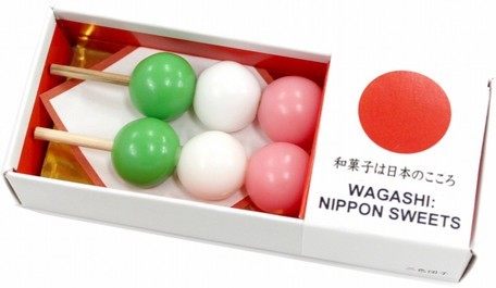 Alta Japanese Sweets Magnet three Color Dumpling ,Tricolor Bunk, Set of 2 ALTA 5.99 OEShop