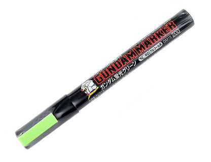GSI Mr.Hobby GM15 200 Gundam Marker Fluorescent Green Angled Flat Edge Tip GSI Creos Mr. Hobby 3.25 OEShop